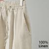 Men's Slim-Fit Cotton and Linen Trousers - Large Size, Casual, Lightweight for Spring and Summer