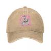 Cappellino da baseball rosa Chappell Roan Pink Pony Club alla moda per uomo donna, cappello snapback lavato effetto invecchiato, cappellini per il tour Midwest Princess 2024