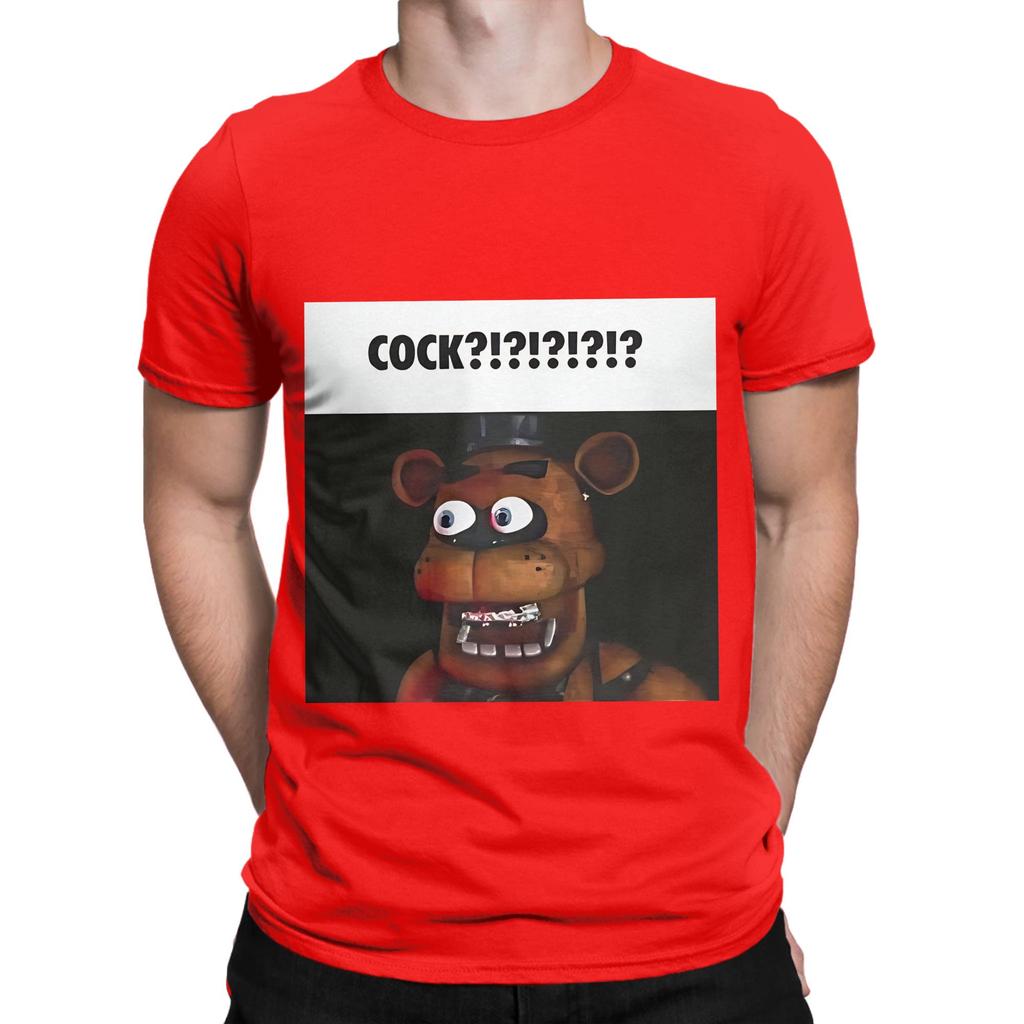 Freddy Fazbear Five Nights At Freddys Lustiges Grafik 100% Baumwolle T-Shirt FNAF T-Shirts Oberteile Für Unisex