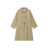 ELLE KIDS Girls' British Style Belted Trench Coat