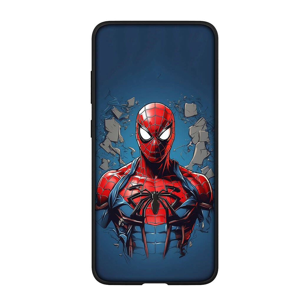 Dla Samsung Galaxy S25 S24 iPhone 17 16 15 Xiaomi Redmi Note 14 13 12 11 Plus Pro Max A57 Etui na telefon Kreskówka Spider-Man Marvel Spiderman OPPO Huawei
