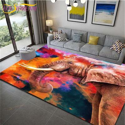 Animal Elefante Decoração para casa Banheiro e sala de estar Tapetes macios Tapetes para sala de estar Tapete para cozinha Tapete de chão Tapete de quarto