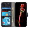 For Motorola Moto G15 4G/G05 4G Leather Case Wallet Phone Cover Crazy Horse Texture
