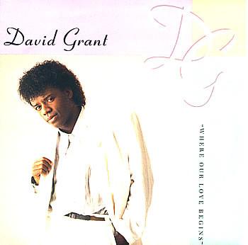 7inch Record DAVID GRANT Where Our Love Begins GRAN7 Chrysalis 1985 UK Dance Electronica Used