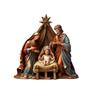 Christmas Tree Jesus Pendant Ornament Family Prayer Scene Pendant Bright Colored Car Decoration Pendant Home Decorations