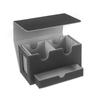 3 In 1 Trading Commander Card Deck Case PU Leather Card Storage Box Holds 200+ Magnetic Closure Card Holder for PKM MTG TCG Game