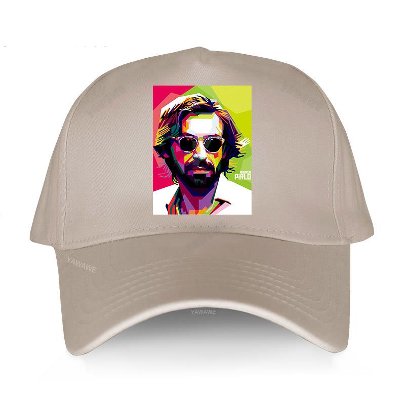 Забавный дизайн, брендовая спортивная шапка для мужчин, хлопковые бейсболки, Андреа Пирло, Италия, летняя модная кепка, женская шляпа для отдыха, гольфа Adjustable
