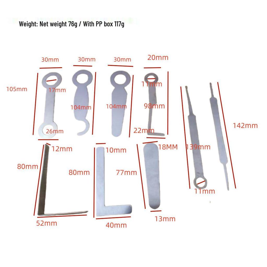 Repair Tools for Brass Instruments: Saxophone, Clarinet, Flute, Oboe, Flat Pads, Reed Needles