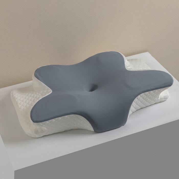 Butterfly Memory Foam Pillow - Ergonomic Horn-Shaped Traction Design for Adults