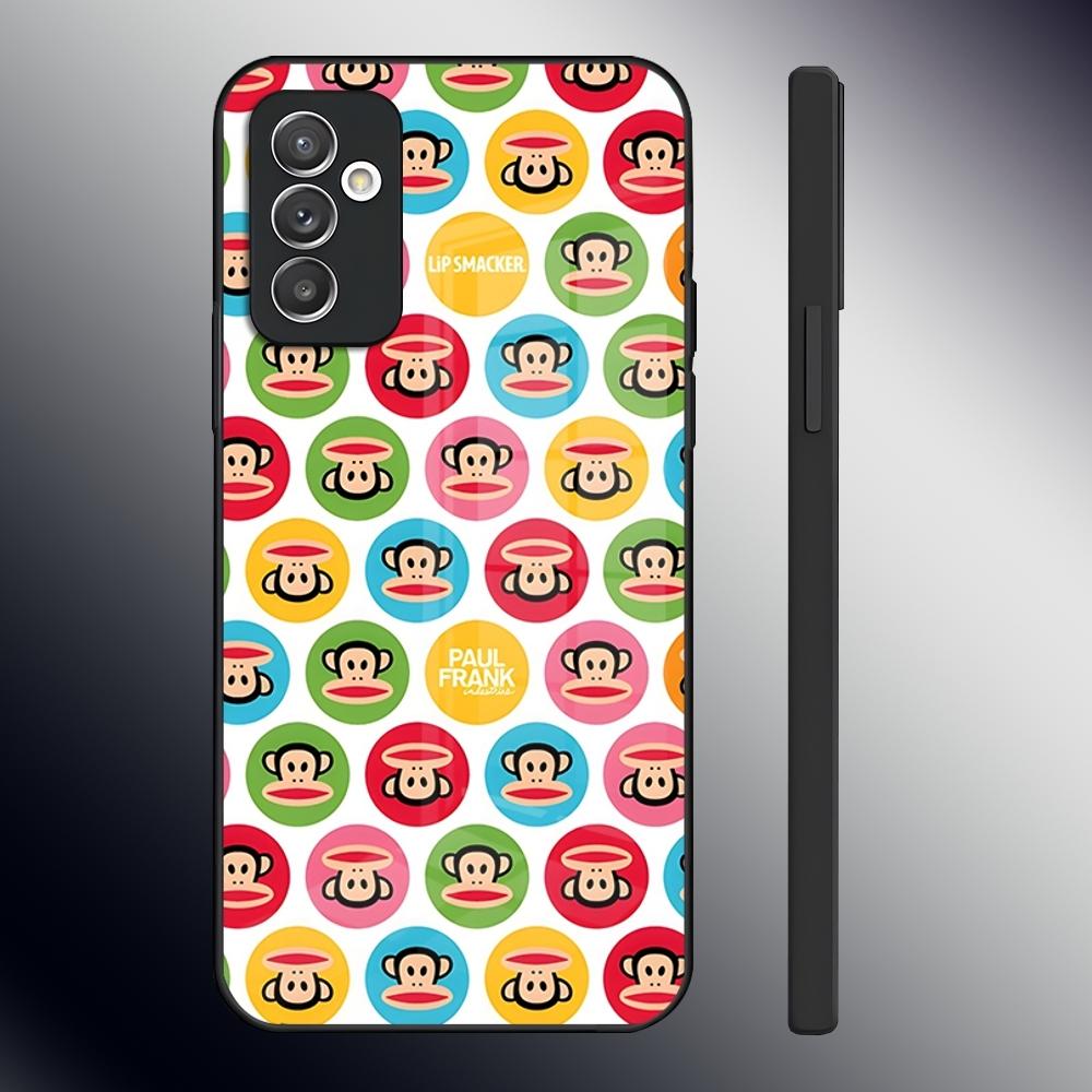Fashion Logo P-Paul F-Frank Phone Case For Samsung S26 S24 Ultra S23 S22 S21 Fe S25 Plus A54 A34 A24 A53 A13 A16 Glass Cover
