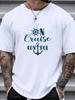 Cruise Control Print Short-Sleeved Unisex's T-Shirt, Street Fashion Unisex's Short-Sleeved T-Shirt