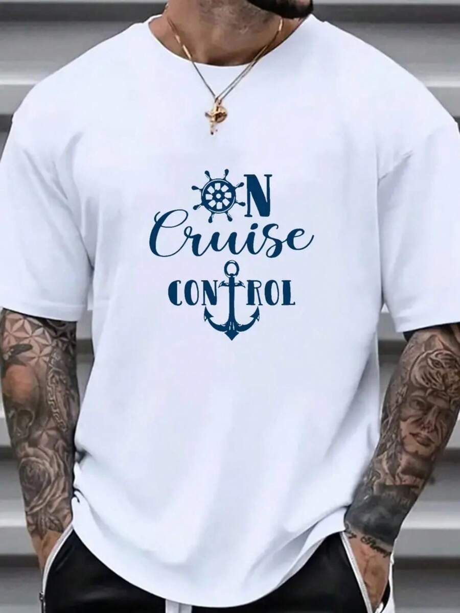 

Cruise Control Print Short-Sleeved Unisex s T-Shirt, Street Fashion Unisex s Short-Sleeved T-Shirt S