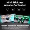 16Keys Gaming Keypad All Button Leverless Controller Arcade Stick for PC with Light Display