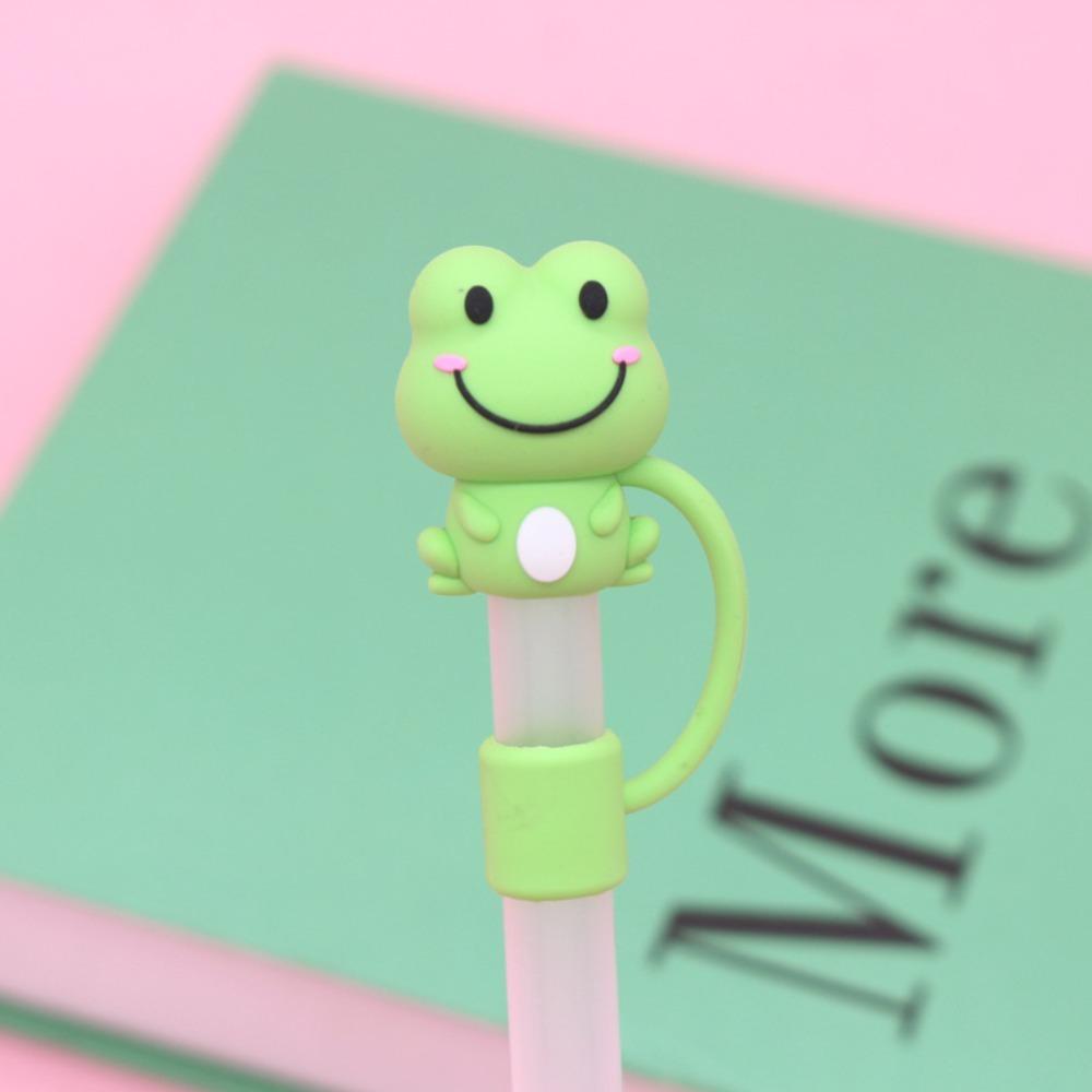 Dust-Proof Straw Cover 10mm Straw Tips Cartoon Straw Cap  Drinking