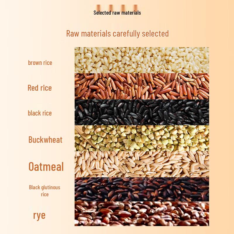 Jin Liang Dao Sieben-Farben Braunreis & Mehrkornbrei-Mix 450g
