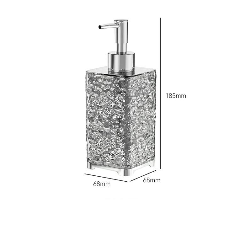 Hands Foaming Soap Dispenser Press-type Bathroom Liquid Soap Bottle Refillable Dish Soap Container Light Luxury Hand Washer