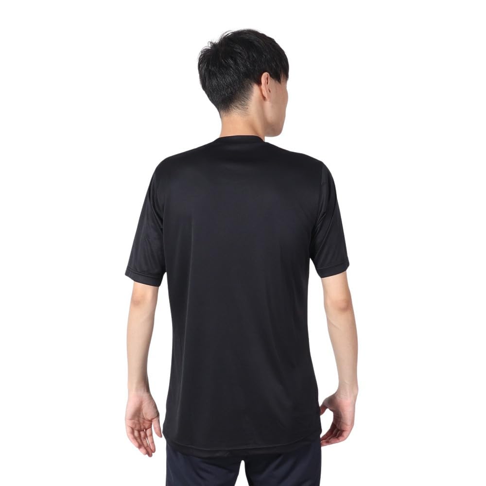 Mizuno Baseball Short Low Inner Set of 12JA0Q0409 Undershirt, Sleeve, Neck, Shirt, 2, (Black/S/Men's)