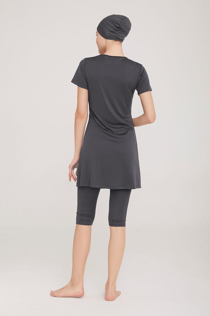 Muslimischer, bescheidener, islamischer Burkini-Badeanzug für den Strand, Bademode, Hijab, Strandmode, Badeanzug 