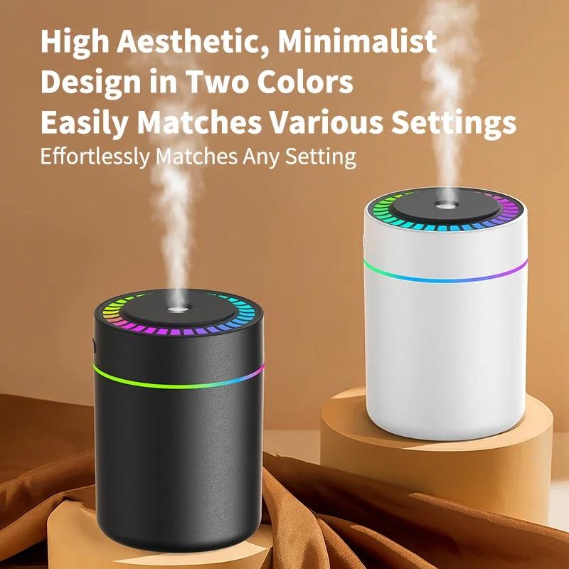 180ML Mini Nawilżacz Powietrza USB Elektryczny Dyfuzor Aromaterapii Oczyszczacz Olejków Eterycznych Aromaterapia Wytwarzacz Mgiełki Światła Do Samochodu Domu Sypialni
