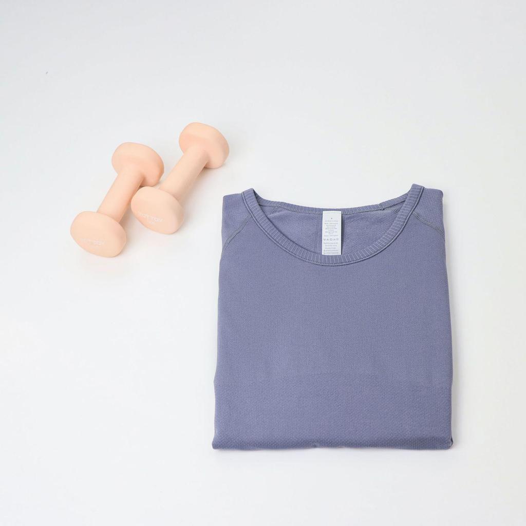 In Stock: Women's LU3.0 Short Sleeve Round Neck Yoga & Running Slim Fit T-Shirt
