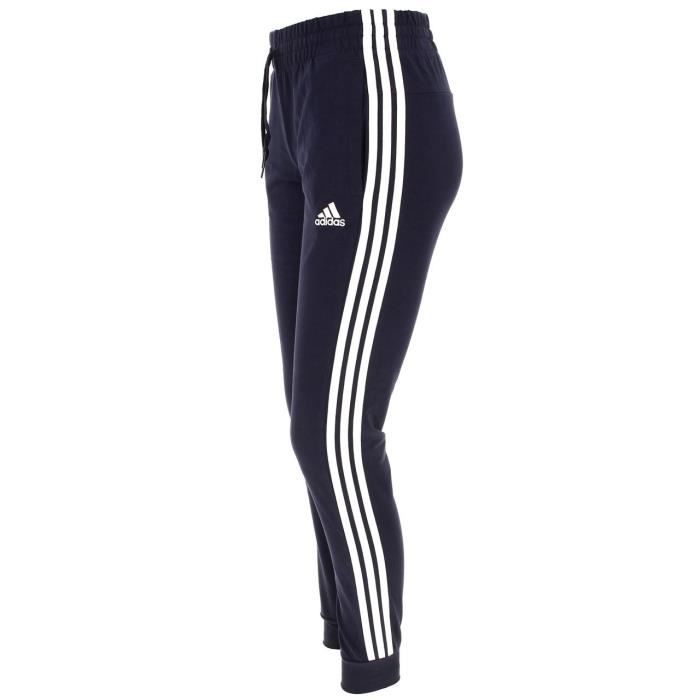 Pantalon de survêtement - Adidas - 3s sj nv pantsurvet l - Coupe slim - Bleu marine/bleu nuit - Look sportif