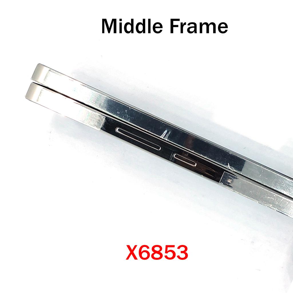Middle Frame For Infinix Note 40 4G X6853 LCD Front Frame Housing Bezel Plate With Side Button Repair Parts