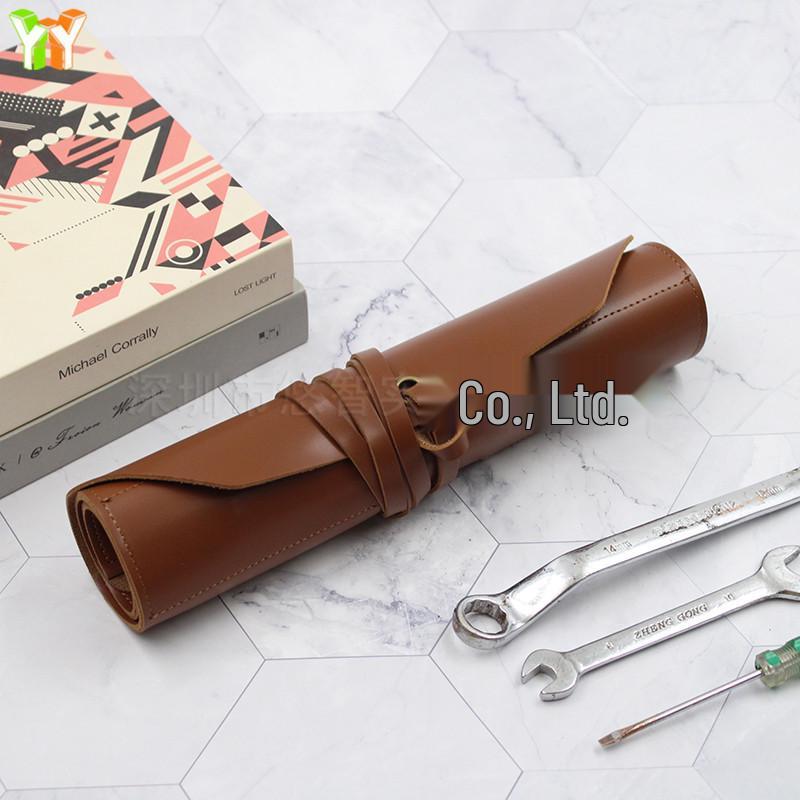 Leather Tool Roll Bag for Automotive Repair Tools