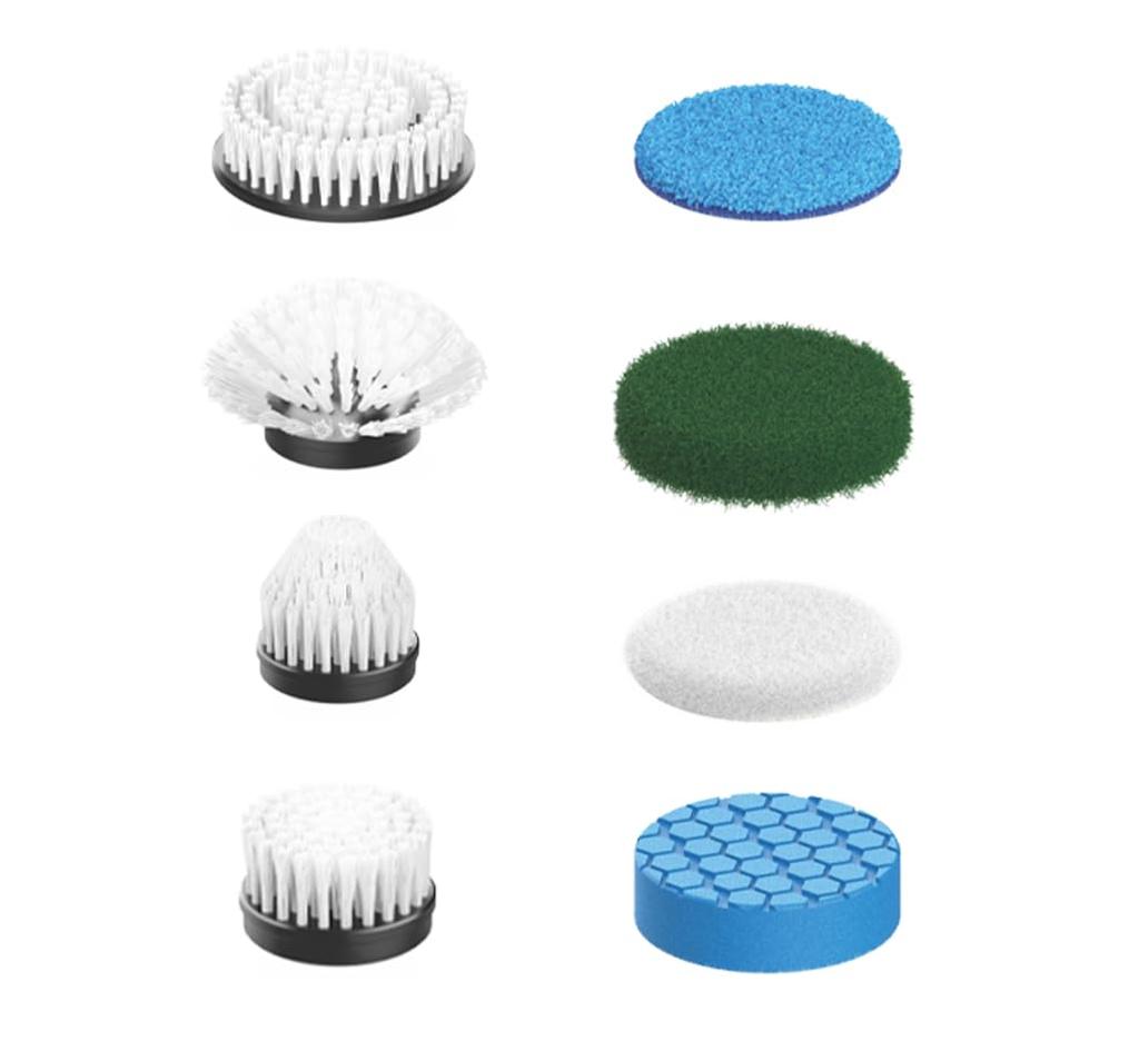 IYGLKD Bath Bath Cleaning Replacement 8 Replacement Electric Cleaning Length Replacement Brush for Bath Toilet Cleaning Polisher, Brush, Brush,