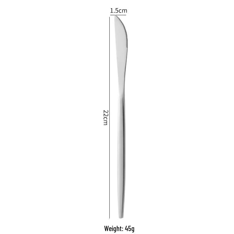 Abay 304 Stainless Steel Dinner Knife Set