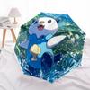 Piplup and Bulbasaur  pattern, automatic folding umbrella, portable and foldable design, 8 ribs, a Christmas or birthday gift.