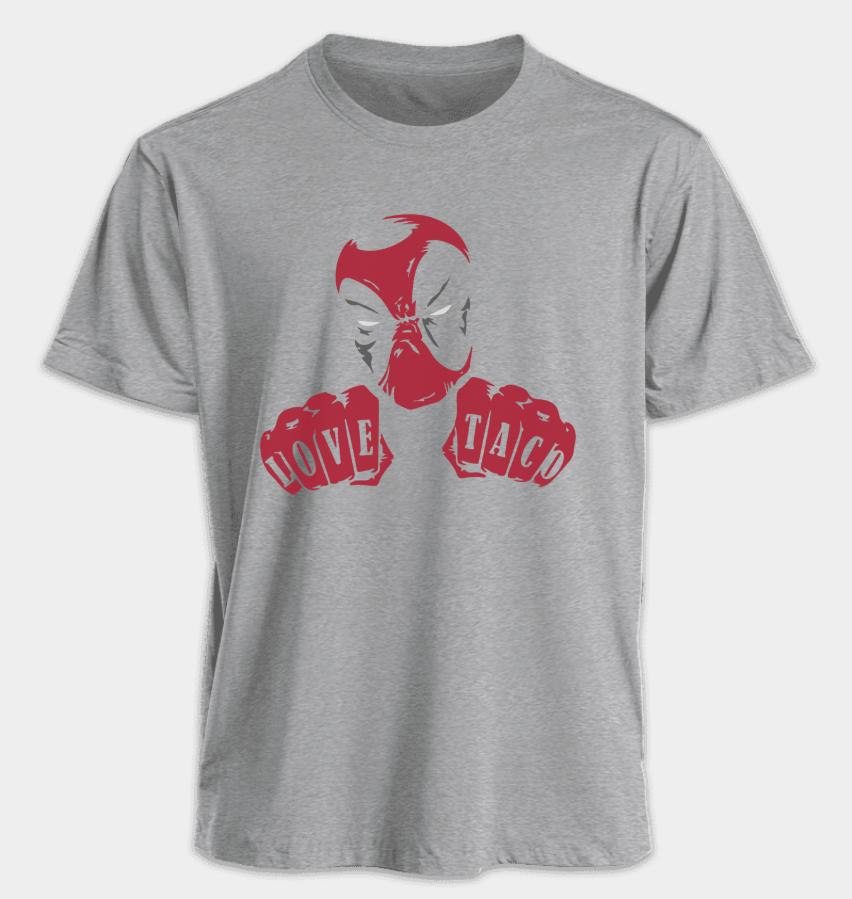 men's and women's T-shirts Deadpool summer American spring and autumn sports and fitness trend Oversized short-sleeved