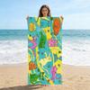 1Pc Cat Oil Painting Beach Towel Quick-Drying Super Absorbent Suitable For Swimming Beach Pool Gym Yoga Summer Gift For Friends