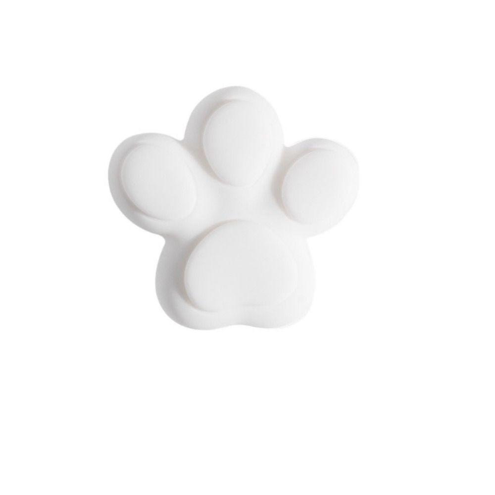 Cat Claw Cartoon Silicone Cabinet Knobs Soft Cute Dresser Furniture Door Knobs Anti-Collision Mini Drawer Pulls Handles Cupboard