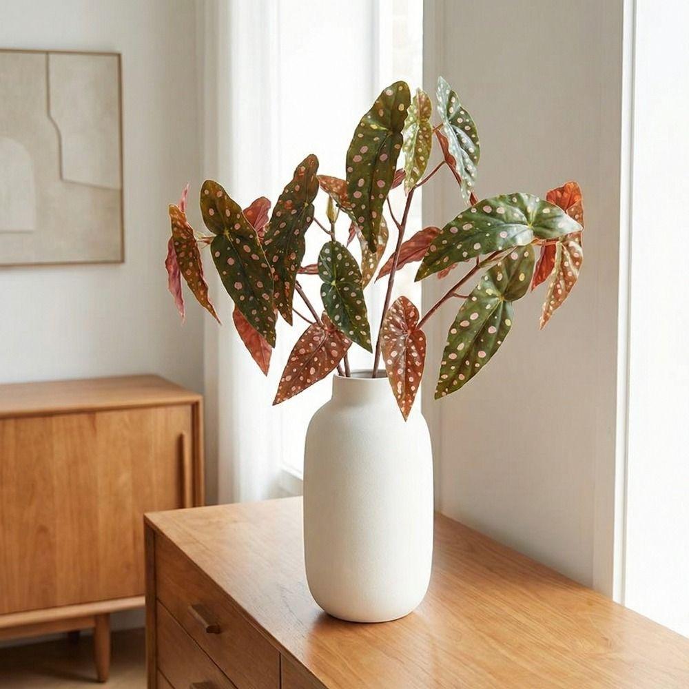 Plastic Simulation Greenery Long Branch Fake Tree Leaves Artificial Green Plants Home Office Decor