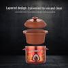 3.5L Purple Sand Electric Stew Pot – Ideal for Porridge & Soup, Perfect Small Household Appliance Gift