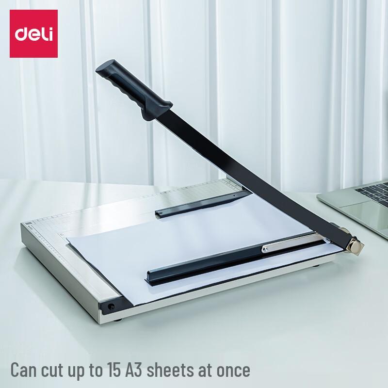 Deli A3 Manual Steel Paper Cutter CN plug (adapter included)