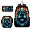 Schädel Schultasche Schülerrucksack Umhängetasche Federmäppchen Peripherie Rucksack