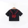 Einheitliches Rotes Sanben Matrosenuniform Schulangebot Rock Echtes Set College-Stil Faltenrock