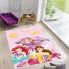 Multiple styles of Disney princess-themed rugs: Dreamy party rugs, large-area non-slip, washable mats, suitable for playrooms,