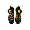 Li Ning Essence Lace Up Prm Fabric Slip Resistant Abrasion Resistant Low top Vintage Basketball Shoes Black Yellow AGBP053-4