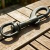 Swivel Eye Bolt Snap Hook Single End Stainless Steel Diving for Boating Silver 75MM