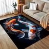 Dywan z nadrukiem ryb Koi 3D do salonu, sypialni, przy łóżku, pod sofę, mata podłogowa, nowoczesny wystrój domu, dywanik do przedpokoju, korytarza, duży rozmiar