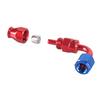 AN4 AN6 AN8 AN10 AN12 Straight 0 45 90 180 Degree Reusable Car Hose End Fittings Adapter For Swivel PTFE Oil Fuel Line Blue Red Fuel System Fittings7