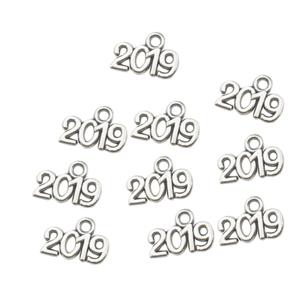 100pcs Number Charms Pendants Jewelry Findings DIY Crafts