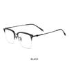 Craftsmanship Titanium Glasses Frames Men's Bold Browline Eyeglasses Trendy Eyewear Women's Vintage Fashion Spectacles