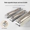 Portable 7-Piece Anti-Splash Nail Clipper and Manicure Set with Case