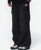 CPGN STUDIO Wide Cut Cargo Denim Pants Black Brown