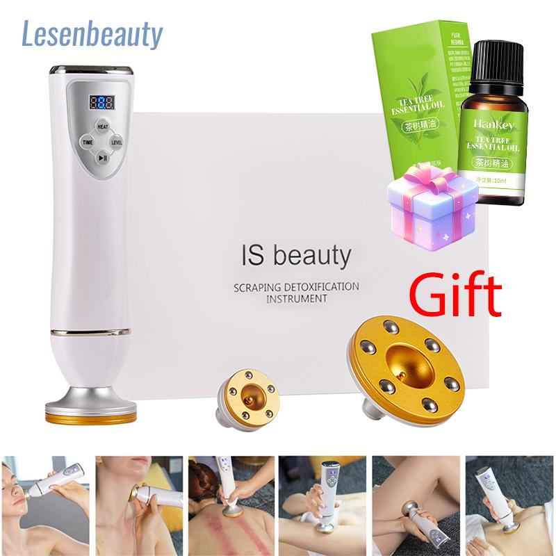 Power Electric Cupping Massage Anti Cellulite Magnet Therapy Guasha Scraping Fat Burner Slimming Body Scraping Cupping skin care White US Plug