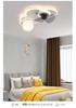 Ultra-Thin Modern Ceiling Fan Chandelier with Light for Living Room & Bedroom