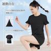 [Rovidorx] T-shirt Ladies Short Sleeve Sports Relaxing Tee Shirt Large Size Gym Wear Sport T-shirt Quick Drying Dry T-shirt Sportswear Running